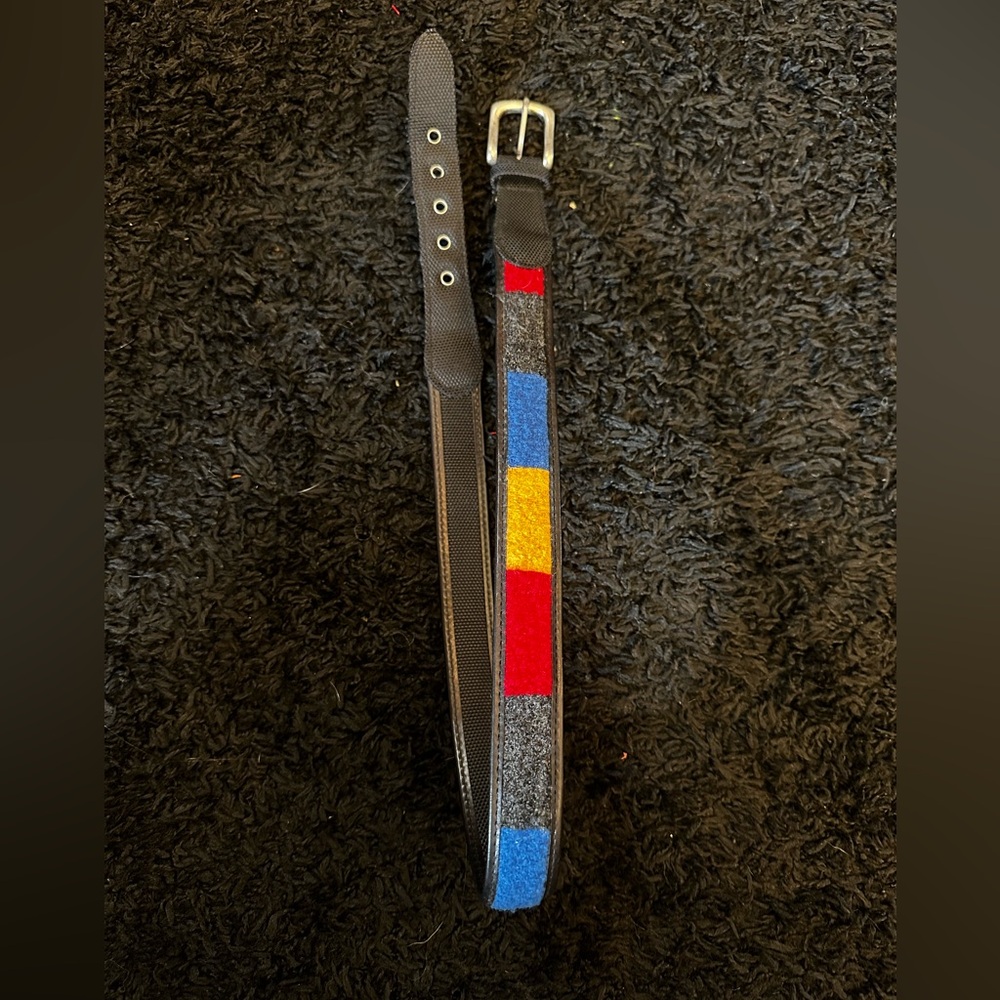 Vintage real leather Woolrich belt